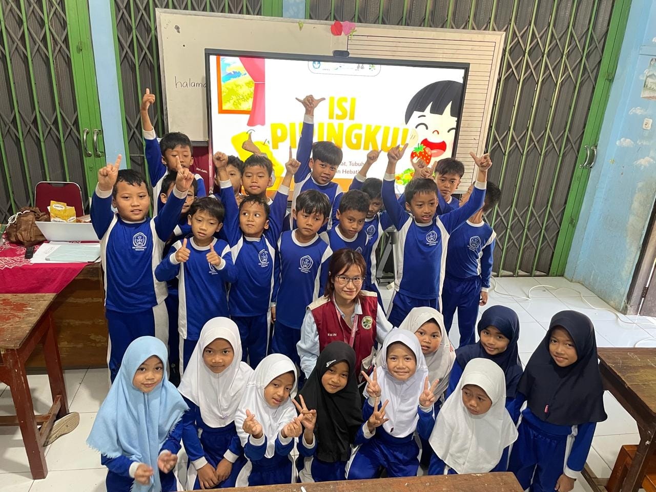 Edukasi “Isi Piringku” di SDN 01 Regunung, Kenalkan Kebiasaan Makan Sehat Sejak Dini